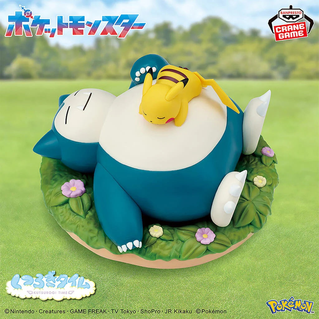 Statische Figur - Pokemon - Relaxo & Pikachu