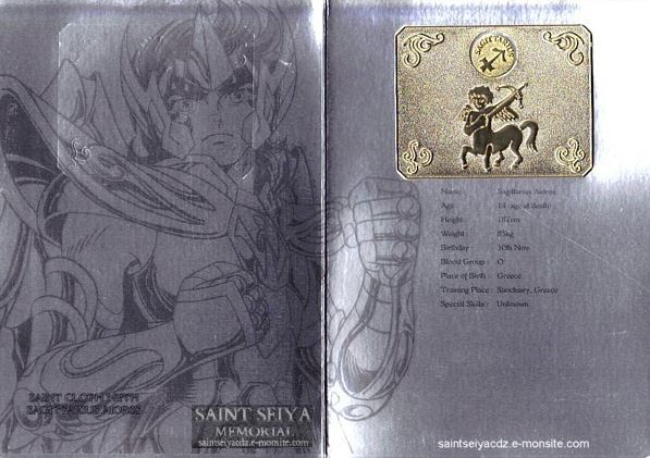 - Saint Seiya - Metal Mat - Sagittarius Aiolos