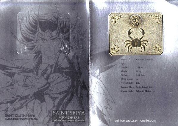 Saint Seiya - Metal Mat - Cancer Deathmask