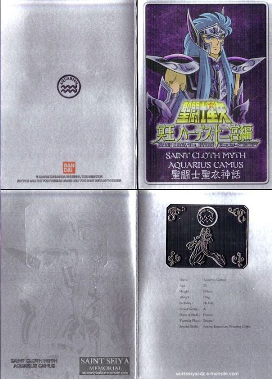 - Saint Seiya - Metal Mat - Aquarius Surplis