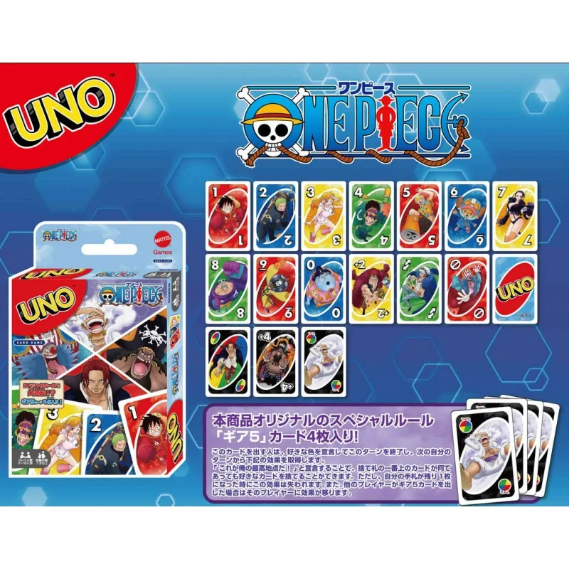 UNO - Klassisch - Familien - Karten - One Piece - UNO