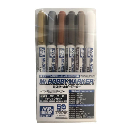 Marker für Modelle - Model Kit Accessories - Gundam - Metallic set 1