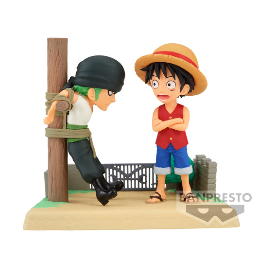 Statische Figur - WCF - One Piece - Luffy & Zoro - Log Stories