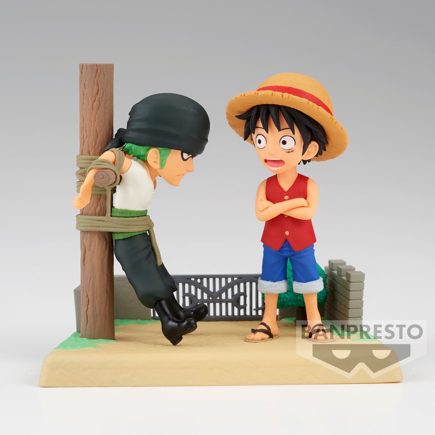 Statische Figur - WCF - One Piece - Luffy & Zoro - Log Stories
