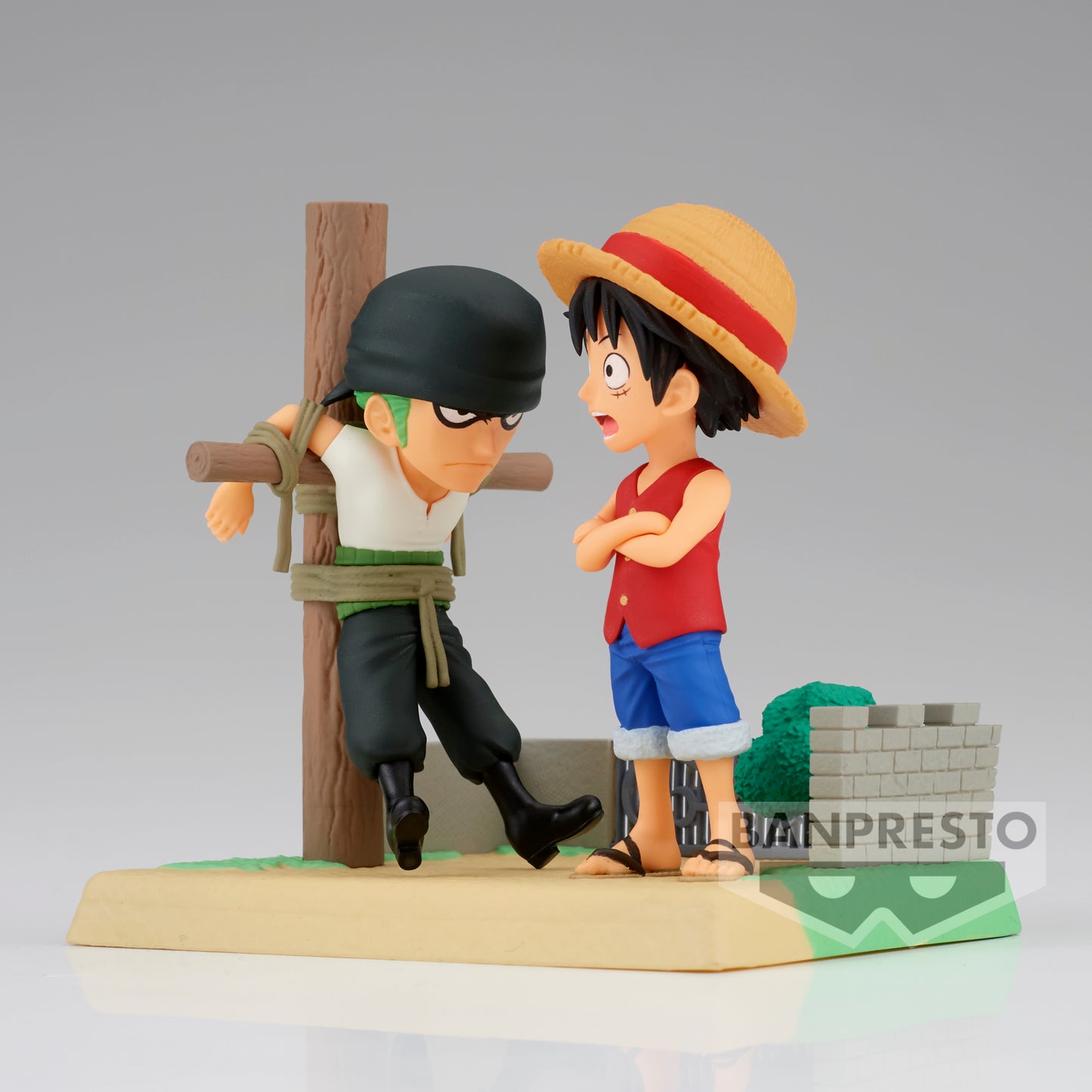 Statische Figur - WCF - One Piece - Luffy & Zoro - Log Stories