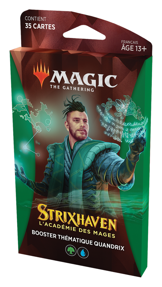 Sammelkarten - Booster in Blisterpackung - Magic The Gathering - Strixhaven Quandrix - Theme Booster
