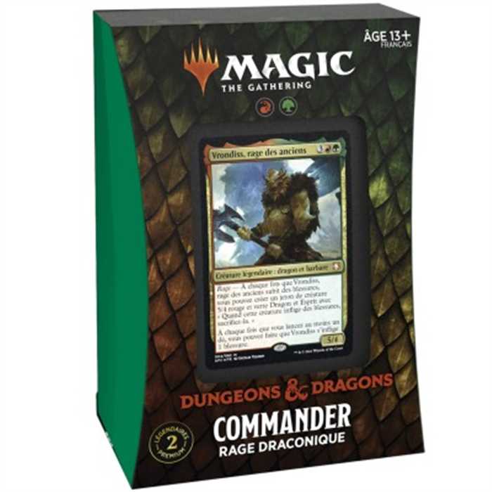 Sammelkarten - Deck - Magic The Gathering - Commander Deck - Rage Draconique