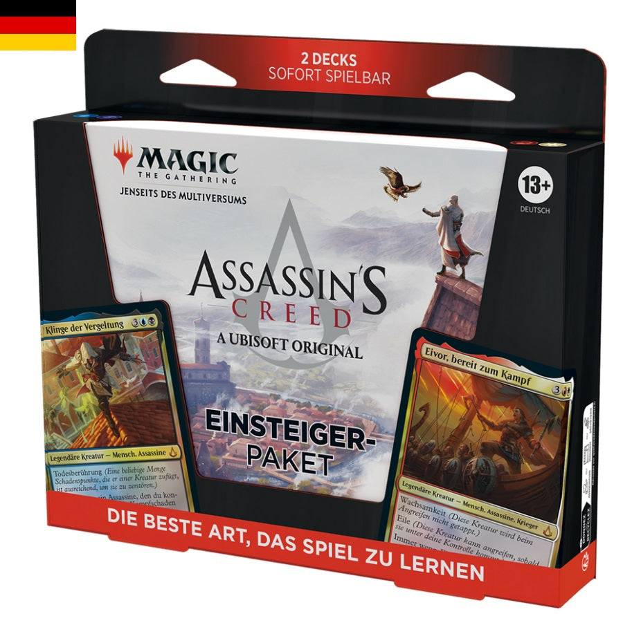 Sammelkarten - Einsteiger-Paket - Universes Beyond - Magic The Gathering - Assassin's Creed - Starter Kit