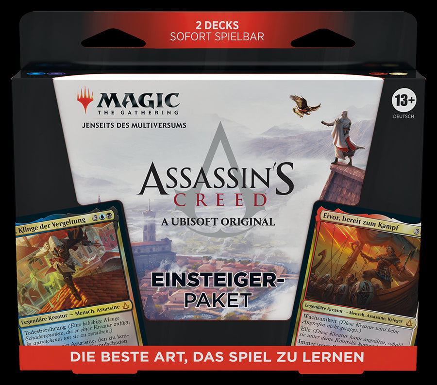 Sammelkarten - Einsteiger-Paket - Universes Beyond - Magic The Gathering - Assassin's Creed - Starter Kit