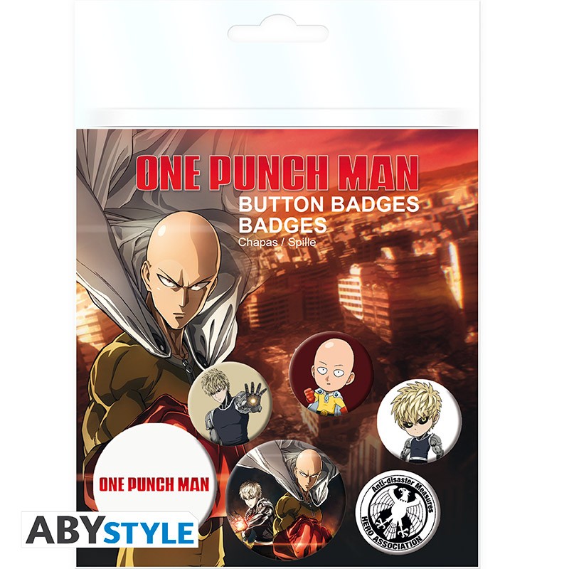 Abzeichen - One Punch Man - Saitama & Genos