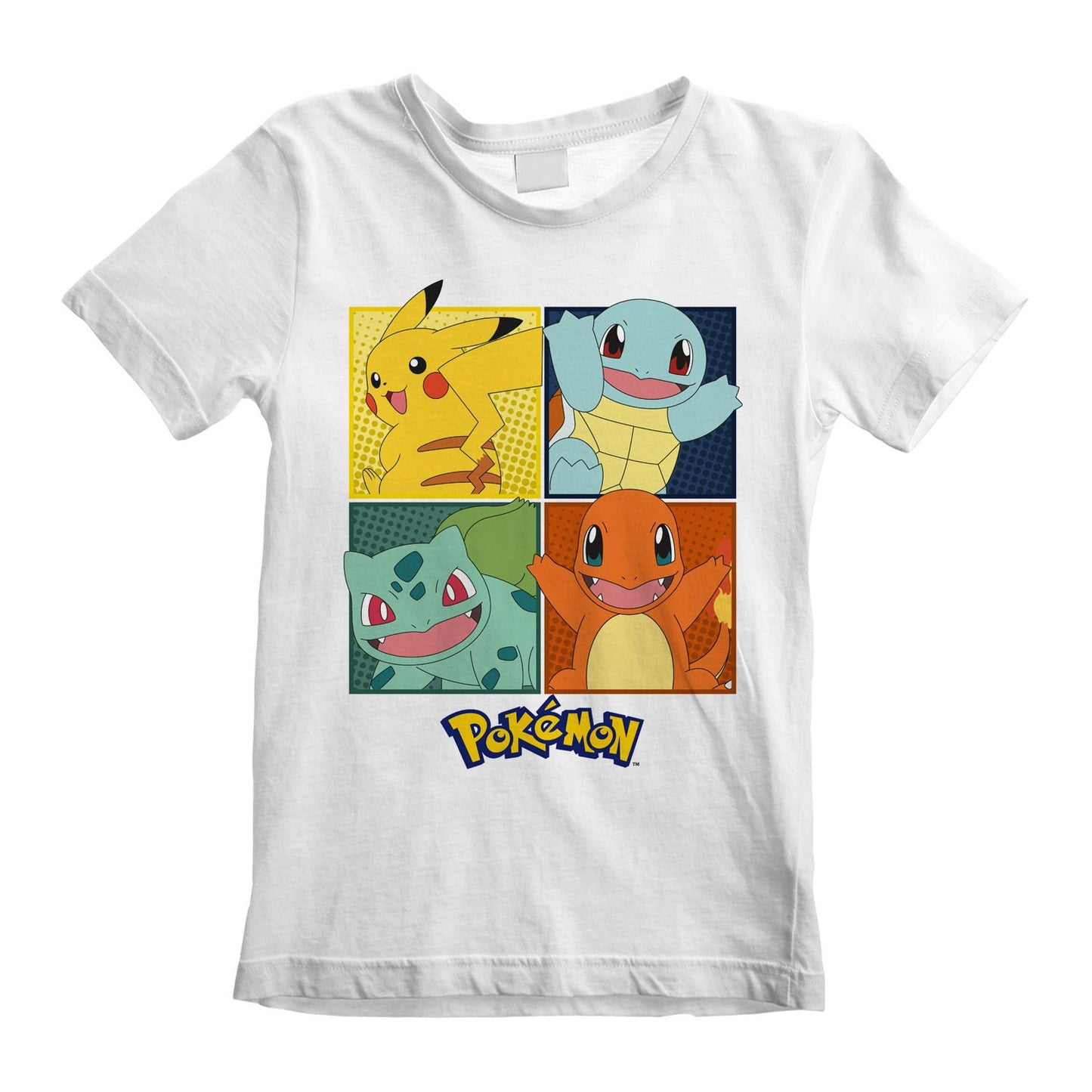 T-shirt - Pokemon - Squares - 7-8 jahre