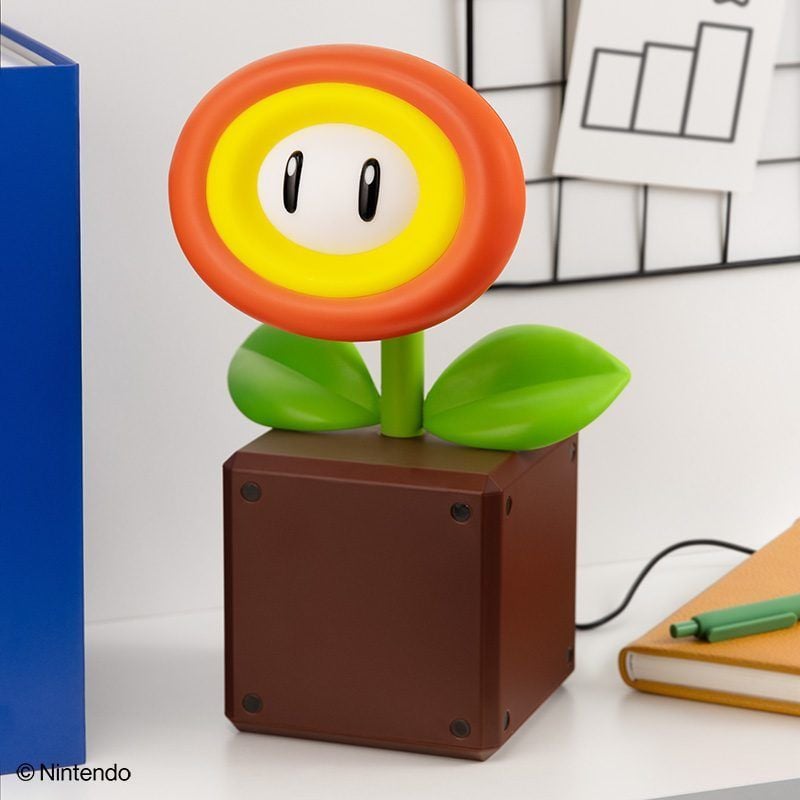 Lampe - Super Mario - Feuerblume