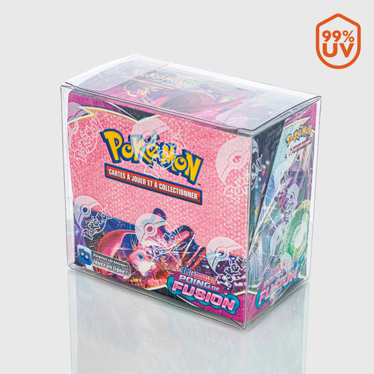 Schutzhülle - Pokemon - 6x Kristallbox - Pokemon Booster Box - UV99