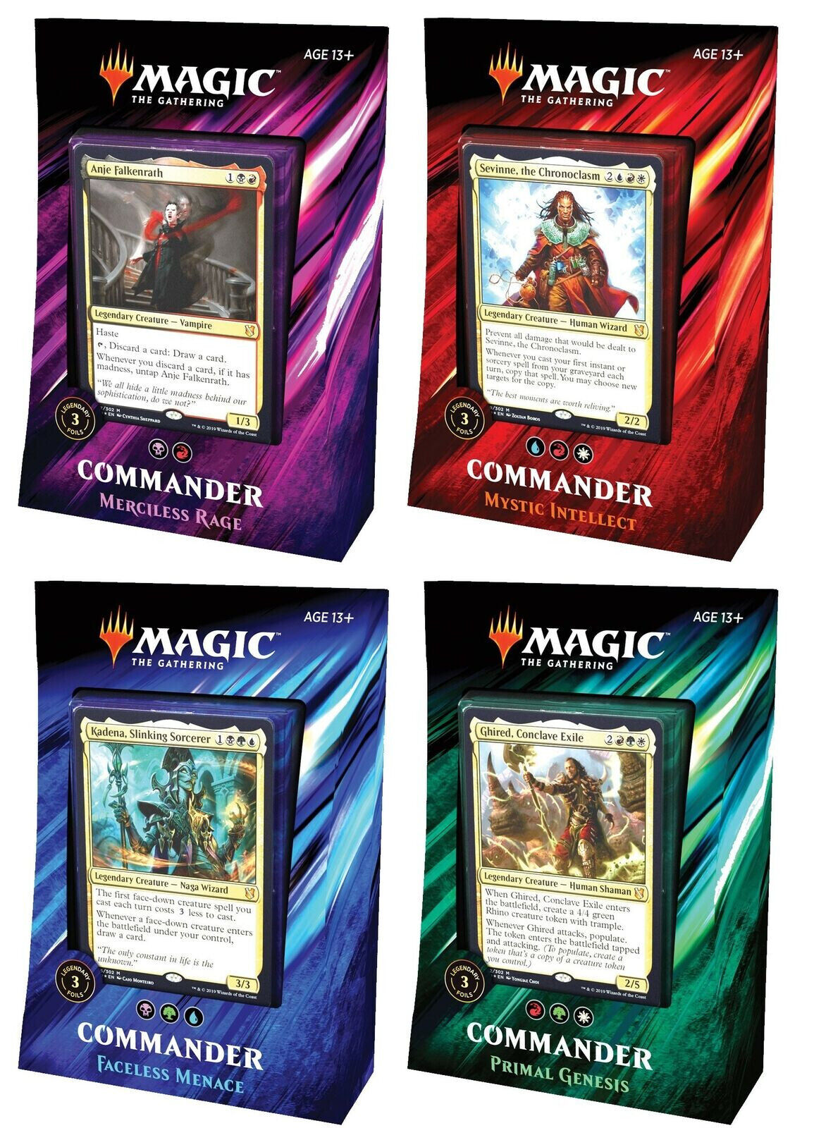 Sammelkarten - Deck - Magic The Gathering - Commander 2019