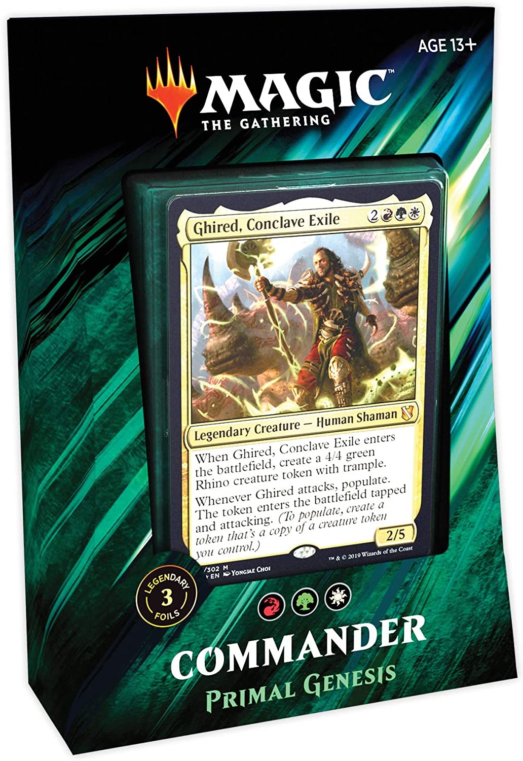 Sammelkarten - Deck - Magic The Gathering - Commander 2019 - Commander Deck - Primal Genesis