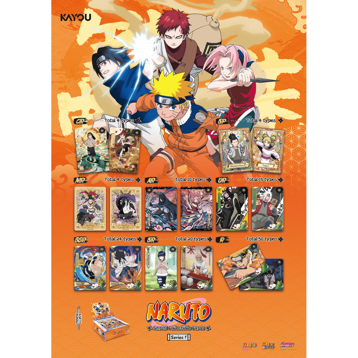 Sammelkarten - Naruto - Booster - Earth Scroll - 001A - "Smritil"