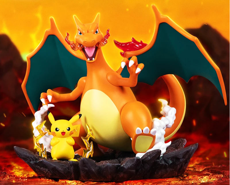 Statische Figur - Prime Figure - Pokemon - Pikachu & Glurak