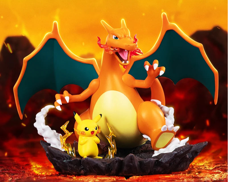Statische Figur - Prime Figure - Pokemon - Pikachu & Glurak