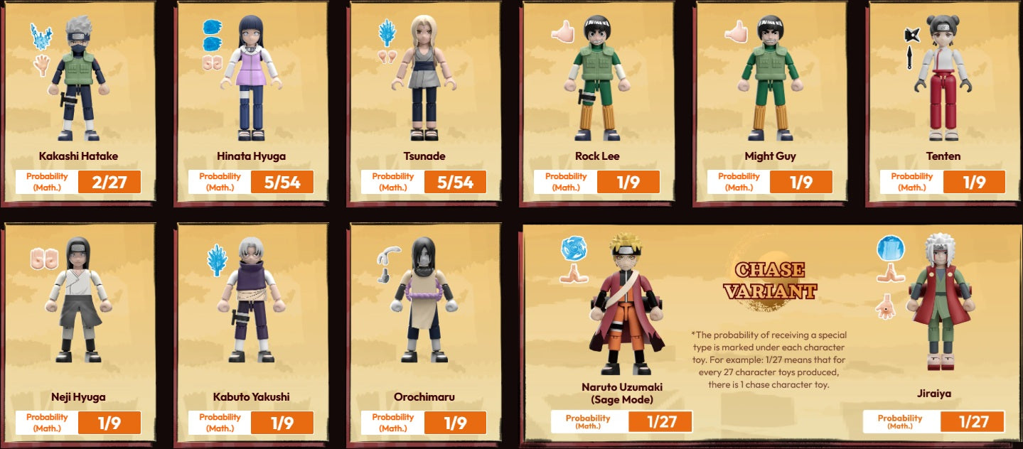 Modell - Blind Box - Galaxy Version - Naruto - The Place The Leaves Dance (02)