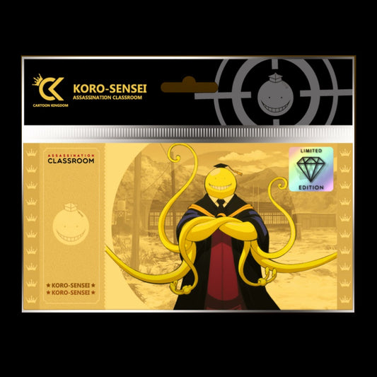 Sammlerticket - Golden Tickets Black Edition - Assassination Classroom - Koro Sensei