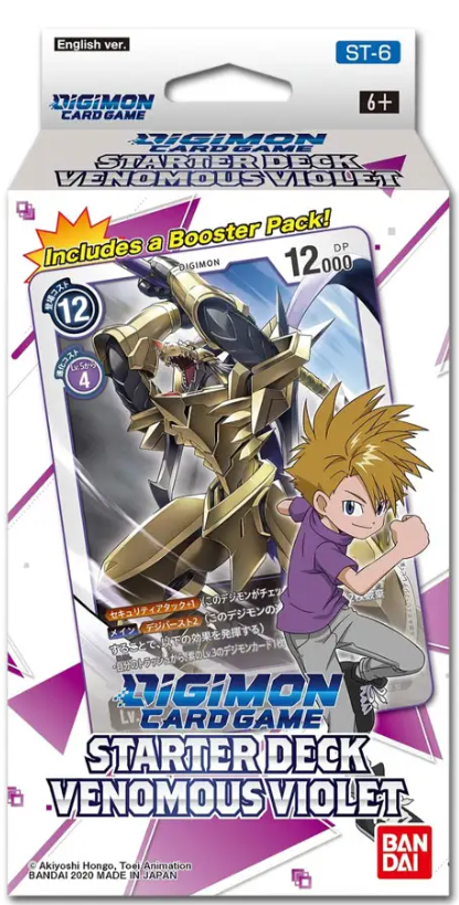Sammelkarten - Deck - Digimon - Venomous Violet - Starter Deck - ST-6