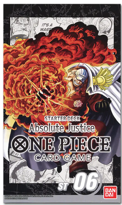 Sammelkarten - Deck - One Piece - Absolute Justice - Starter Deck - ST06