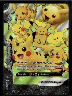 Pikachu V-UNION (s8a 027)
