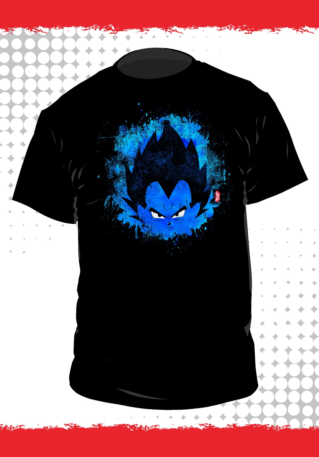 T-shirt - Dragon Ball - Vegeta - L