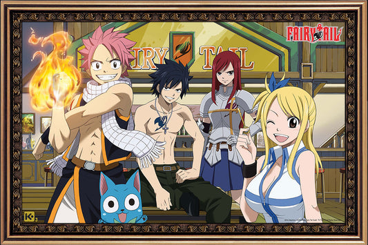 Poster - Flat - Fairy Tail - Gruppe