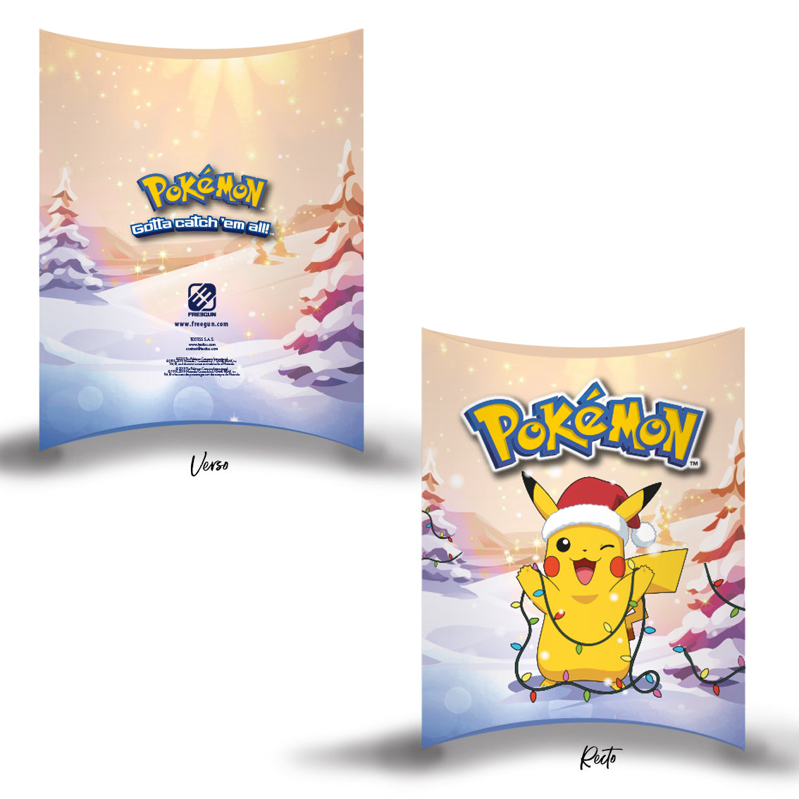 Boxer - Pokemon - Pikachu Schnee - 10 - 12 ans