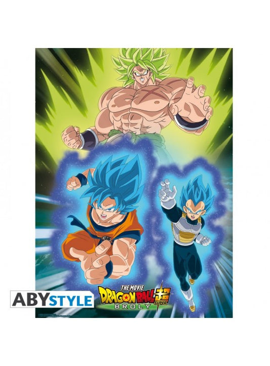 Poster - Flat - Poster - Dragon Ball - Goku & Broly - Vegeta