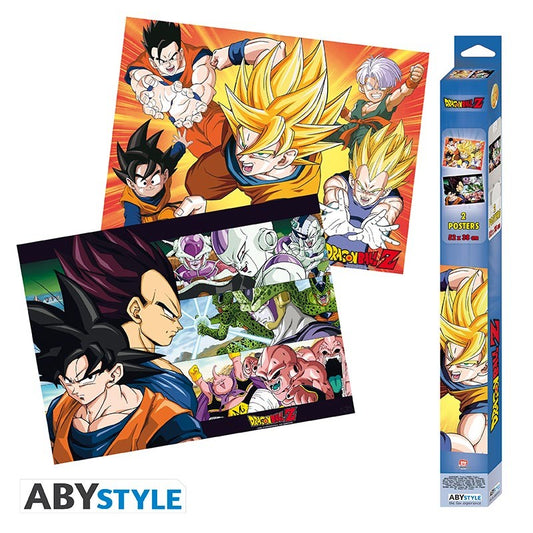 Poster - Packung mit 2 - Dragon Ball - Saiyans