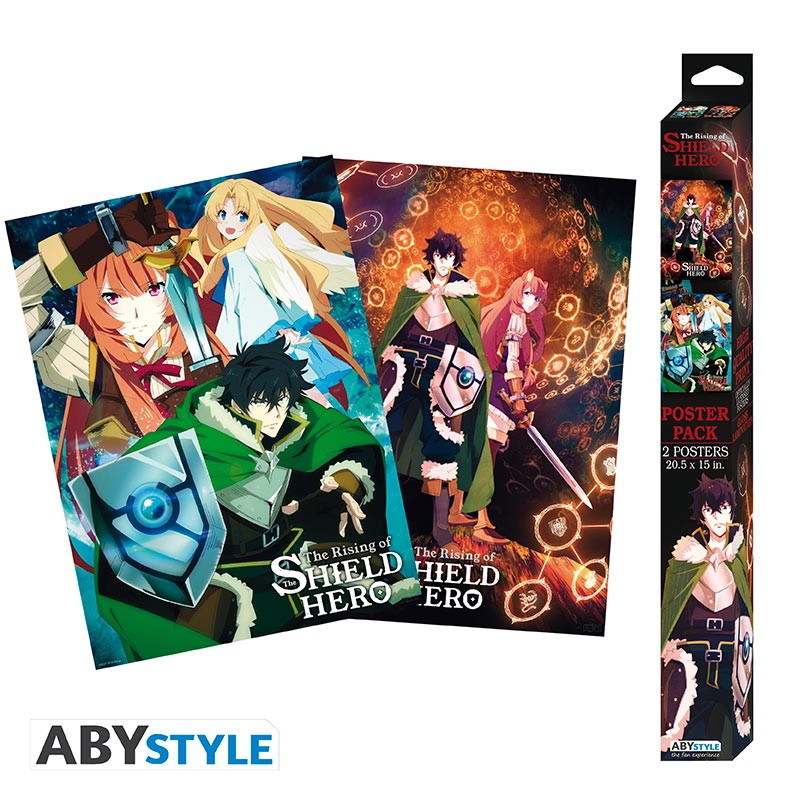 Poster - Packung mit 2 - Shield Hero - Chibi Poster 2 Set - Group