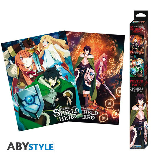 Poster - Packung mit 2 - Shield Hero - Chibi Poster 2 Set - Group