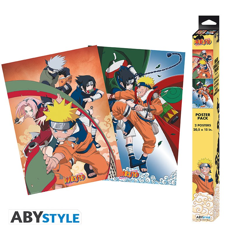 Poster - Packung mit 2 - Naruto - Equipe 7