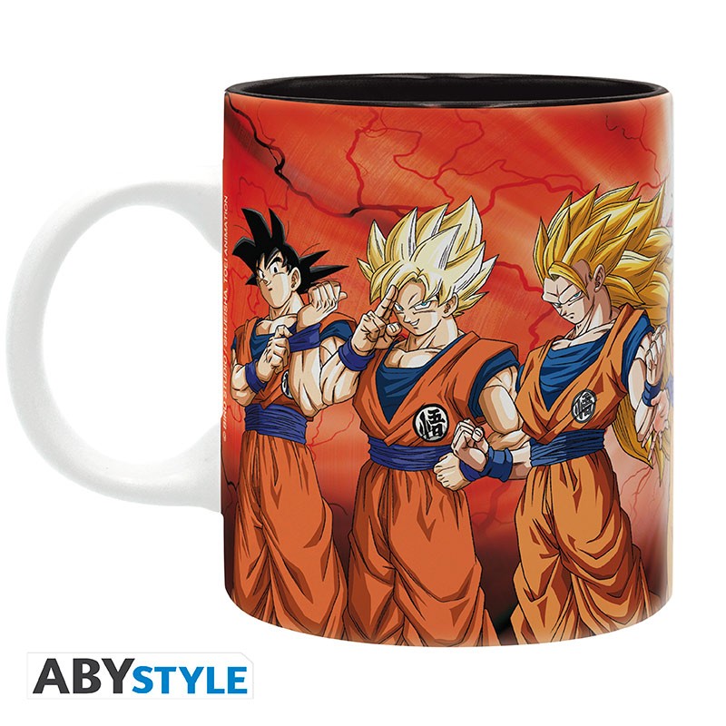 Becher - Subli - Dragon Ball - Goku Transformations