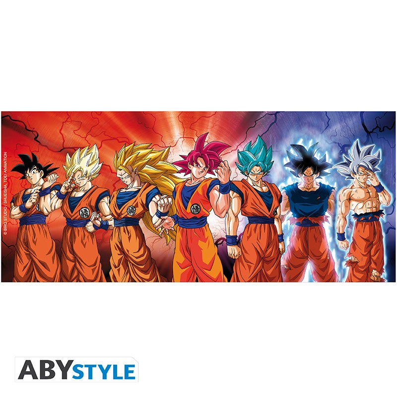 Becher - Subli - Dragon Ball - Goku Transformations