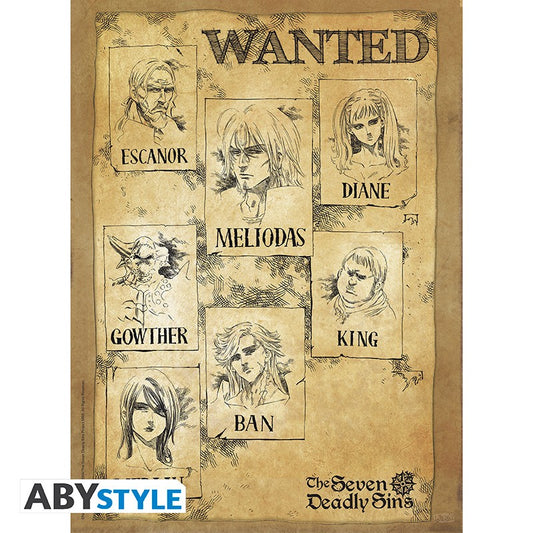 Poster - Flat - Poster - Seven Deadly Sins - Wanted
