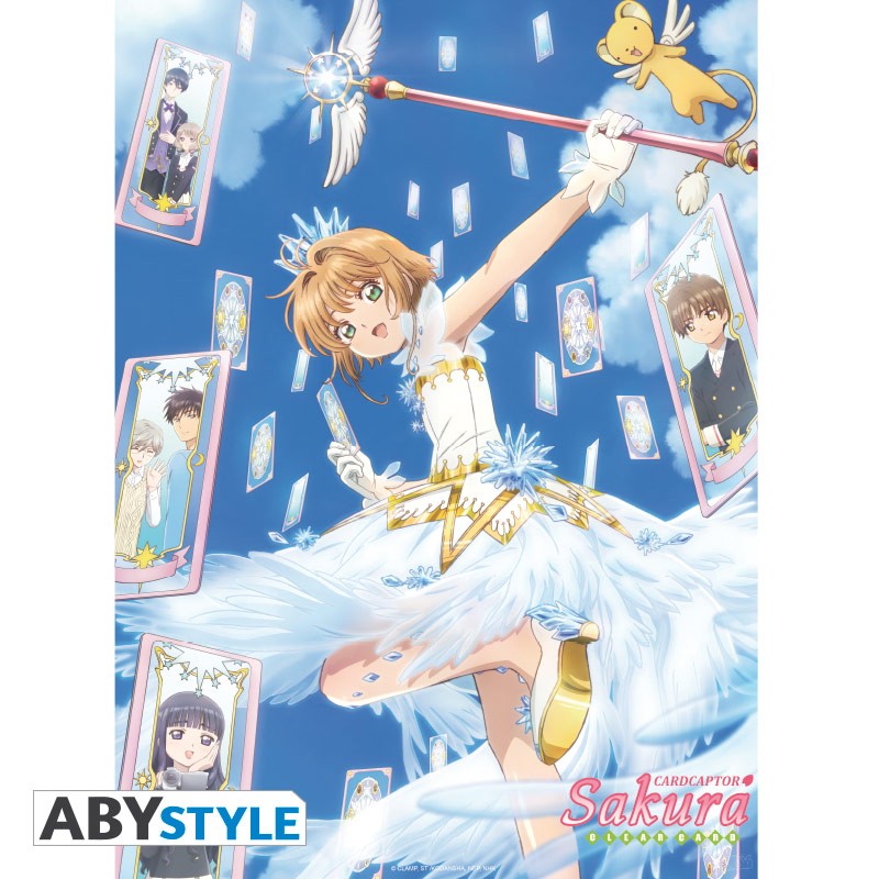 Poster - Flat - Poster - Card Captor Sakura - Sakura & Cards