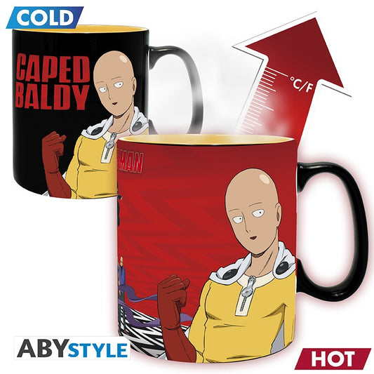 Becher - Thermoreaktiv - One Punch Man - Saitama & Garoh