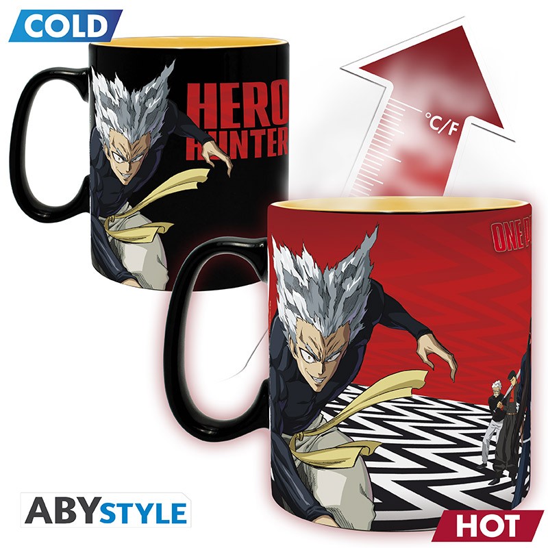 Becher - Thermoreaktiv - One Punch Man - Saitama & Garoh