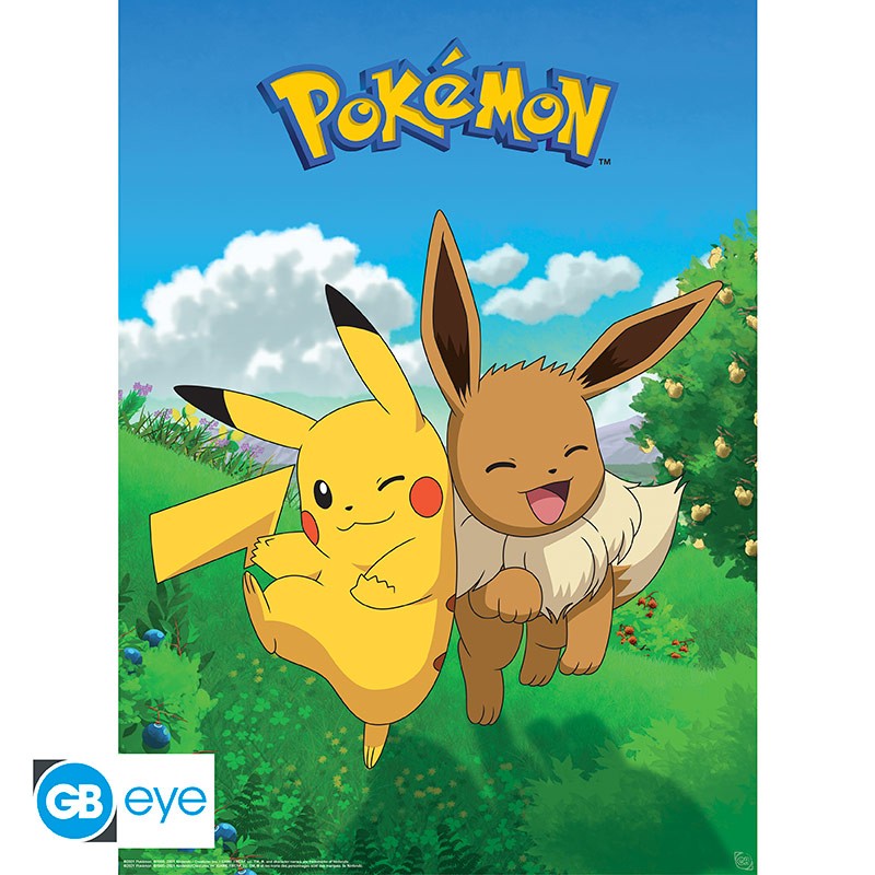 Poster - Packung mit 2 - Pokemon - Pikachu & Friends