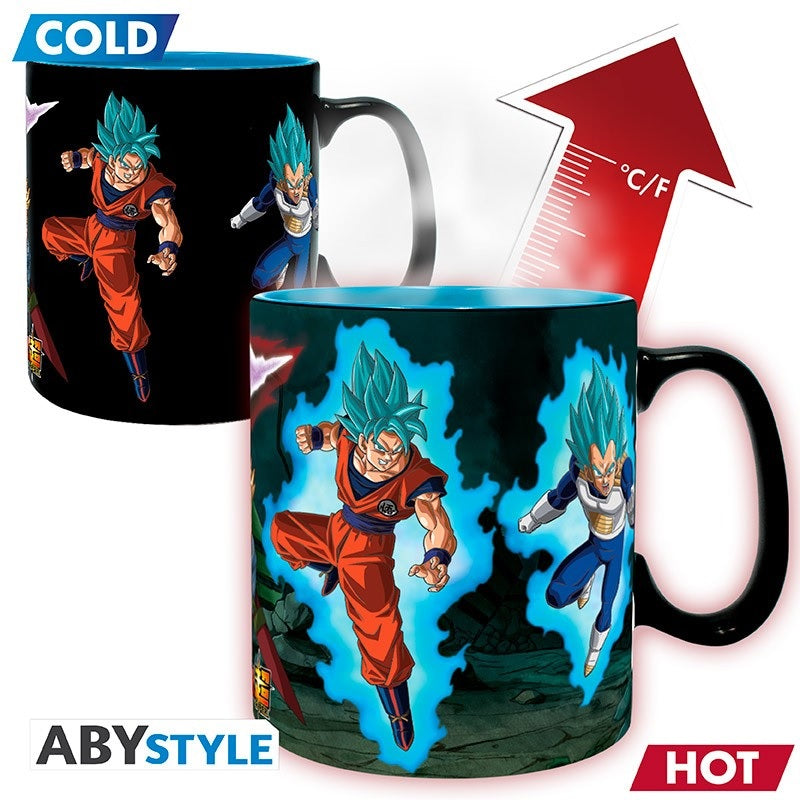 Becher - Thermoreaktiv - Dragon Ball - Saiyan vs Black