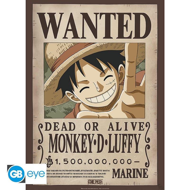 Poster - Packung mit 2 - One Piece - Wanted Luffy & Ace