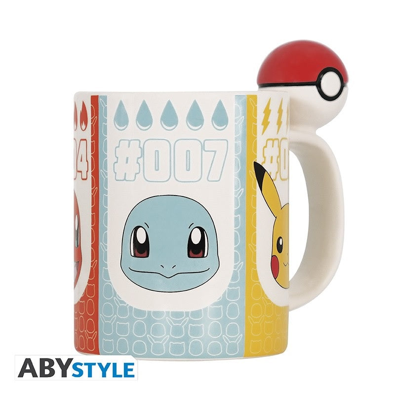 Becher - 3D - Pokemon - Starters & Pokeball 3D