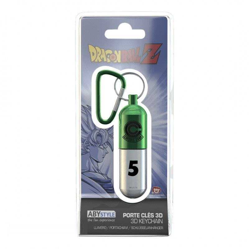 Schlüsselbund - 3D - Dragon Ball - Grüne Kapsel Nr. 5