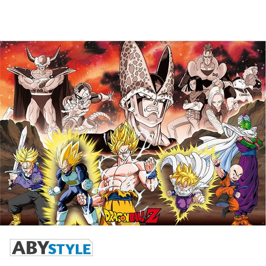 Poster - Gerollt und mit Folie versehen - Dragon Ball - Gruppe