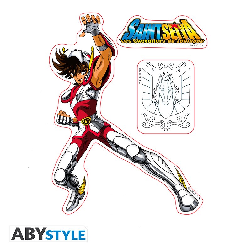 Aufkleber - Stickers - Saint Seiya - Seiya & Shiryu