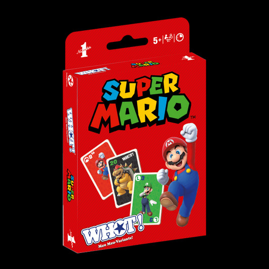 Kartenspiele - Glücksspiel - Familien - Karten - Super Mario - WHOT