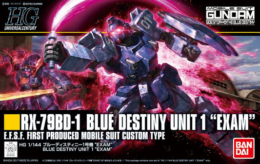 Modell - High Grade - Gundam - Blue Destiny Unit 1 EXAM